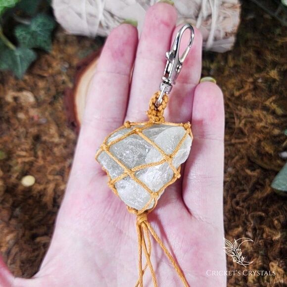 Raw Green Aventurine Keychain #9 - Picture 2 of 2